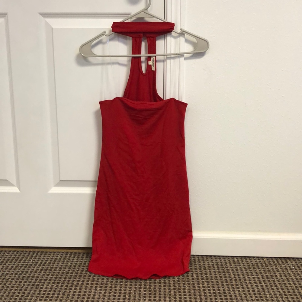 Red dress